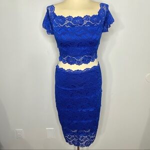NikiBiki Blue Lace Dress